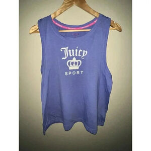 Juicy Couture Logo Tank Top Baja Purple